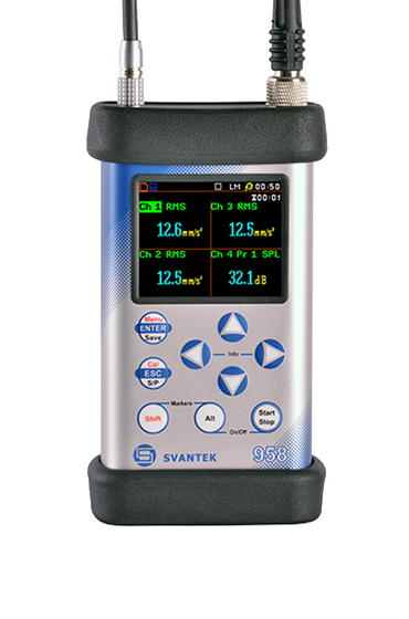 SVAN 958A – Four Channels Sound & Vibration Meter
