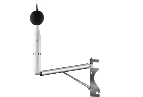 SA 306 – Mast arm with a bracket for noise monitoring stations