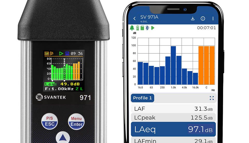 Miernik Dzwięku z Oktawami